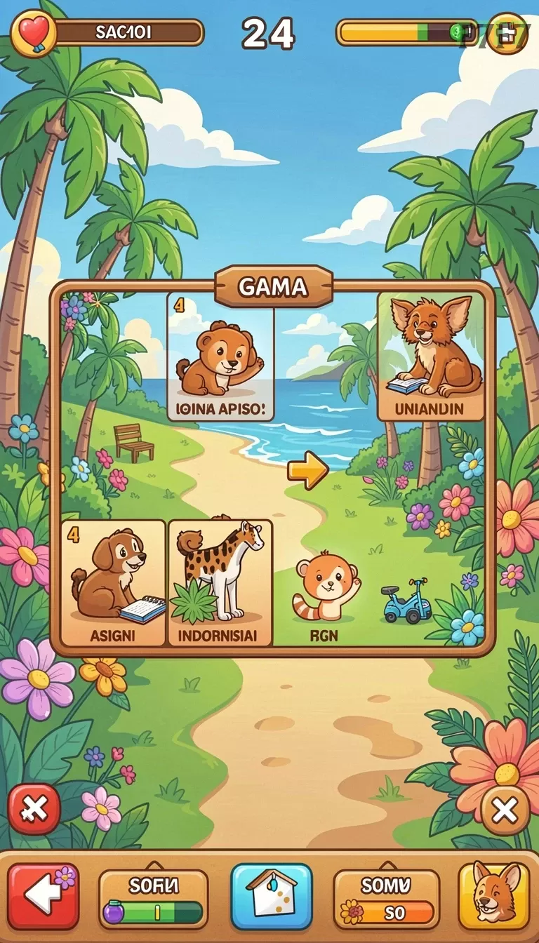 Cuplikan layar KITAWD — menu navigasi