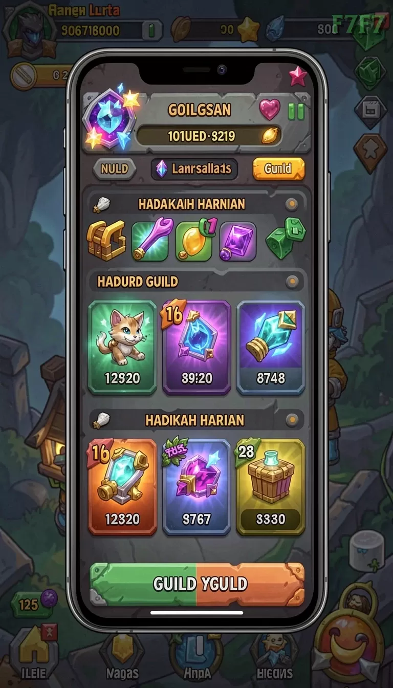 Cuplikan layar VIP805 — menu navigasi