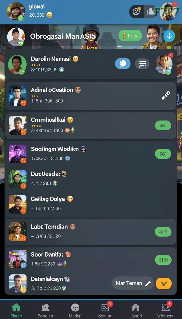 Cuplikan layar ATOM138 — halaman utama